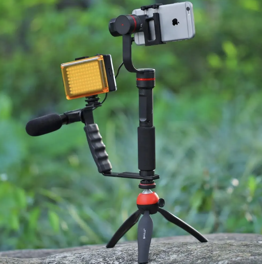 PULUZ Pocket 104 LED LIGHT WITH 2 PANELS MODEL : PU4096