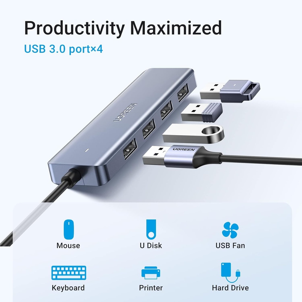 UGREEN 70336 - 4 Ports USB C Hub