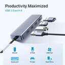 UGREEN 70336 - 4 Ports USB C Hub