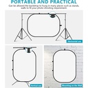 Neewer Chromakey Collapsible Backdrop with Support Stand 150x200cm 10096889