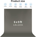 NEEWER 1.8x2.8m Photo Studio 100% Pure Polyester Collapsible Backdrop Grey