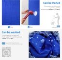 EEWER 6x9 feet/1.8x2.8m Photo Studio 100% Pure Polyester Collapsible Backdrop Blue 10084197