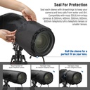 NEEWER Camera Rain Cover, Large Size Durable Nylon Raincoat for Canon Nikon Sony 10102043