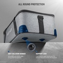 NEEWER Carrying Bag with Movable Foam Padded for Studio Light Durable Oxford Cloth Transit Bag Travel Case with Shoulder Strap & Handle, PB5 10102270