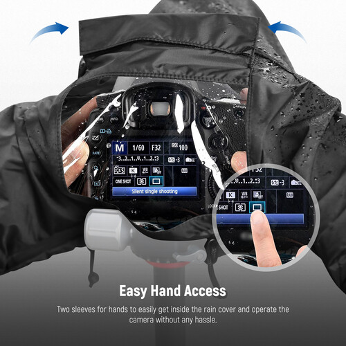 Neewer PB008 Camera Rain Cover for DSLR/Mirrorless Camera (Mini) 10102777