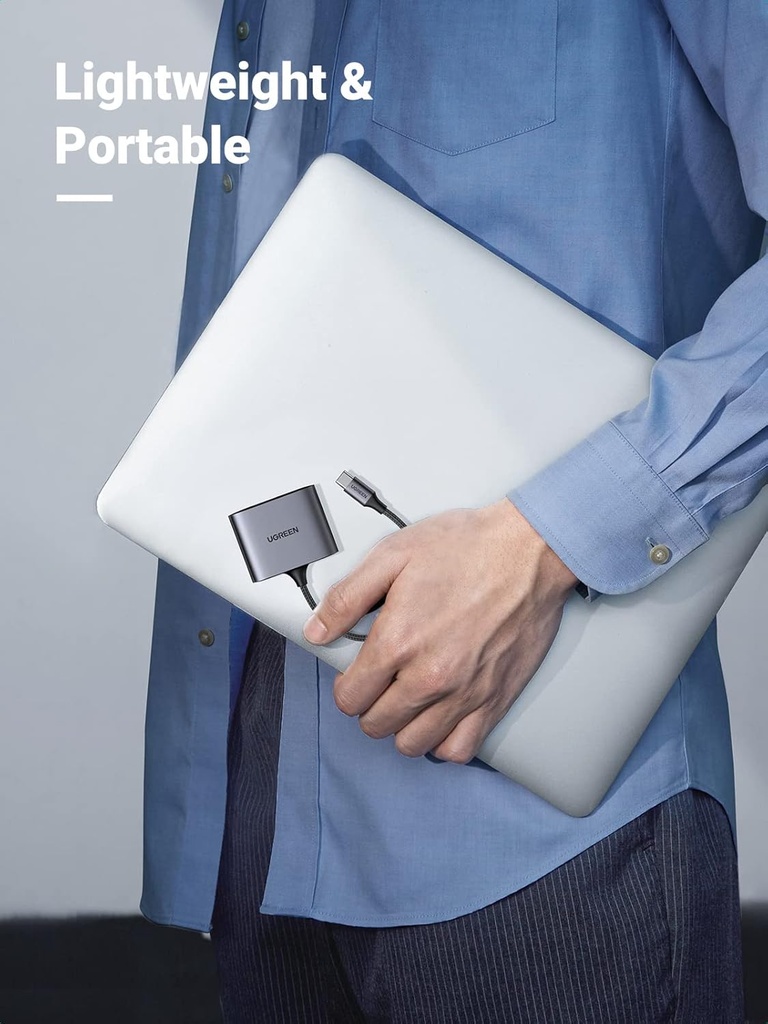 UGREEN 80798 - 3-in-1 USB-C SD Card Reader