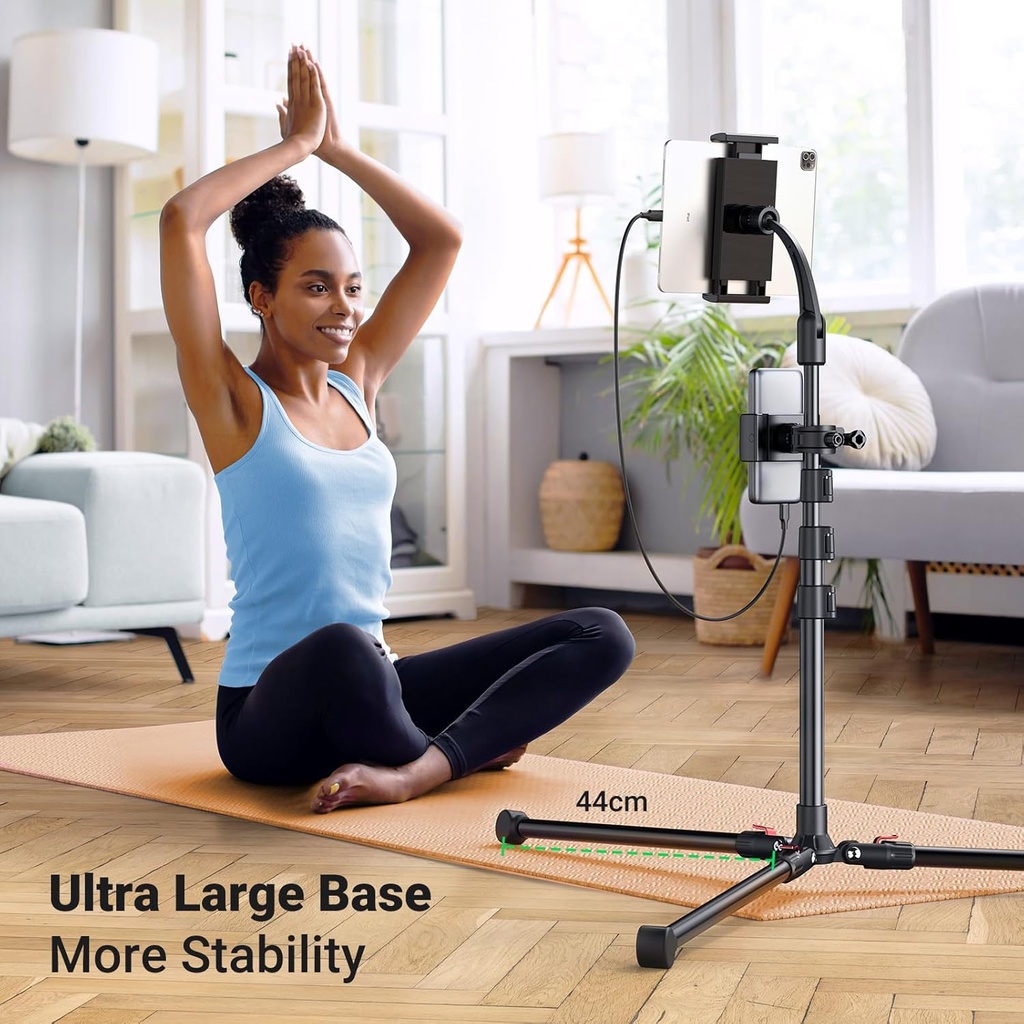 UGREEN 15647 - Tablet Tripod Stand Floor Holder Mount 68-Inch Height Adjustable