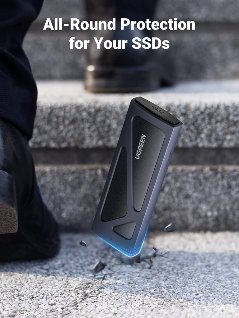 UGREEN 15512 - M.2 NVMe SSD Enclosure, Tool-Free NVMe Enclosure, 10Gbps
