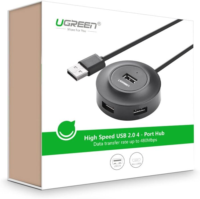 UGREEN 20277 4-Port USB 2.0 Hub