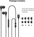 UGREEN 30638 - HiTune USB C Headphones with Microphone Type C Wired Earphones