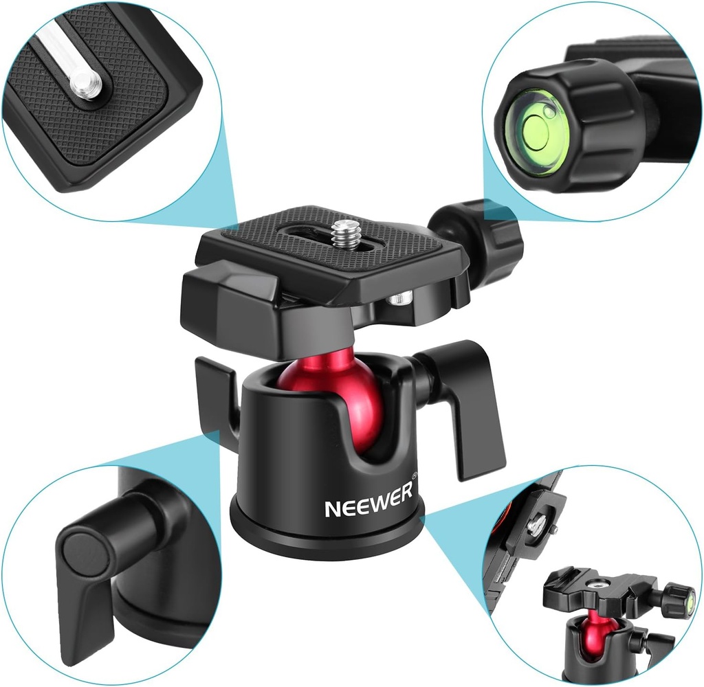 NEEWER PROFESSIONAL MINI METAL BALL HEAD 10090348