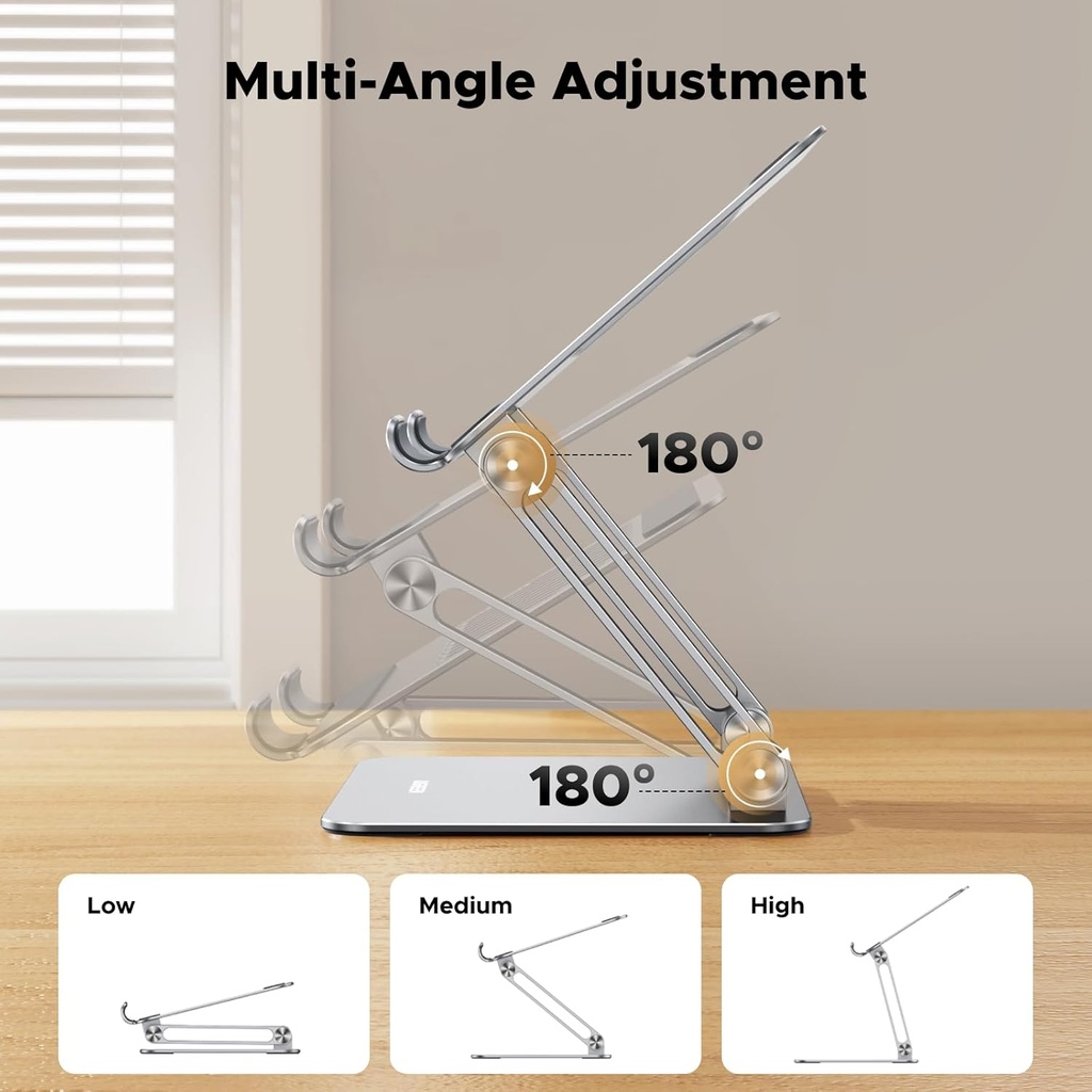UGREEN 40291 ADJUSTABLE LAPTOP&TABLET STAND ALUMINIUM