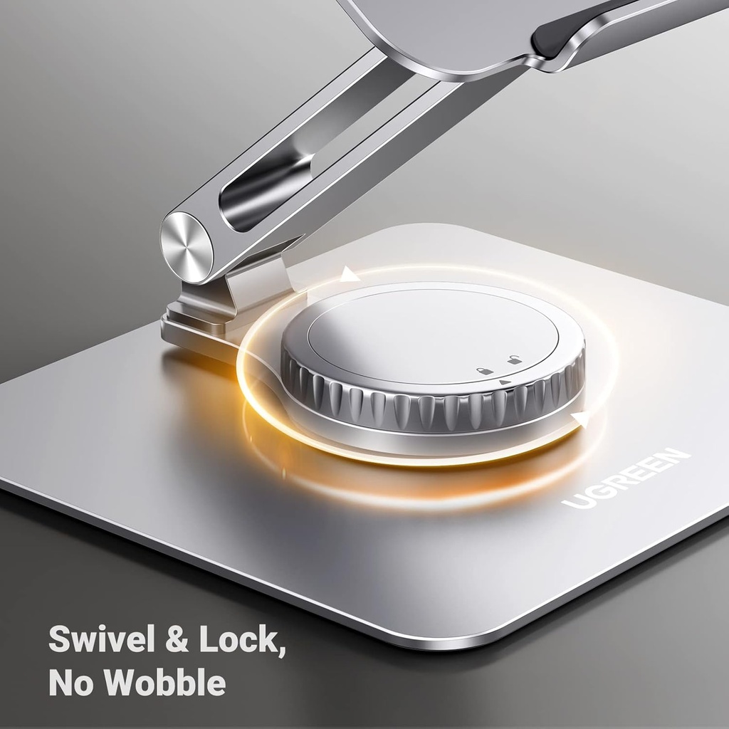 UGREEN 90849 - Laptop Stand for Desk Adjustable 360 Rotating Base