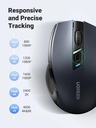 UGREEN 90855 - Wireless Mouse 2.4G with USB Receiver, 5-Level 4000 DPI 6 Buttons,18 Months Battery Life Cordless Mouse