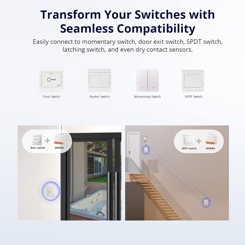 SONOFF MINIR4 Smart WiFi Light Switch