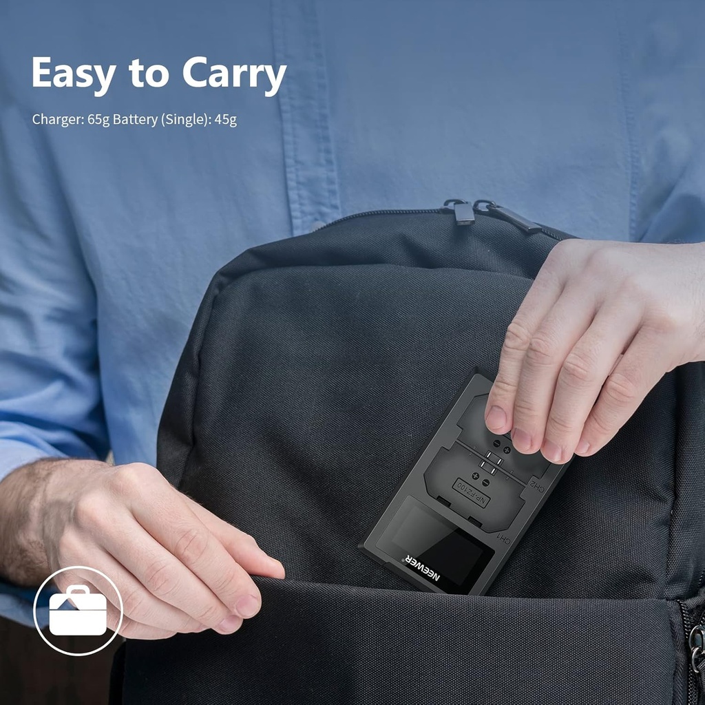 NEEWER Upgraded NP-FZ100 Sony Replacement Battery Charger Set 10103232