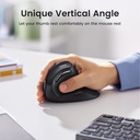 UGREEN 25444 - Vertical Mouse Wireless (Bluetooth 5.0+2.4G) Ergonomic Mouse with 5 Buttons