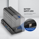 NEEWER NP-F Battery Adapter Plate for DSLR & Mirrorless Cameras, with LED Power Indicators 10101620