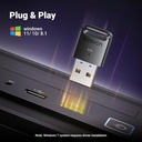 UGREEN 35058 - USB Bluetooth Adapter 5.4 for PC, Plug & Play