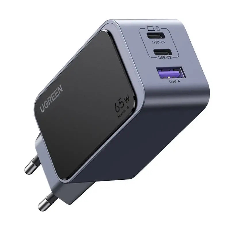 UGREEN Nexode 65W USB C GaN Charger-3 Ports Wall Charger