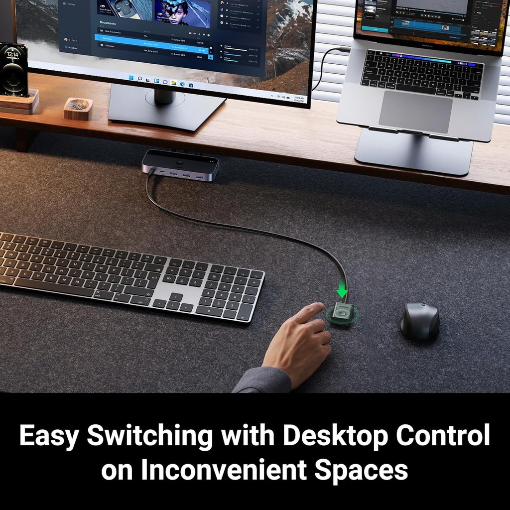 UGREEN 15705 - USB 3.0 Switch 2 Computers Sharing USB C & A Devices