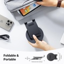 UGREEN 35152 - Phone Stand iPhone Desk Holder Swivel 360° Rotating Base Adjustable Height