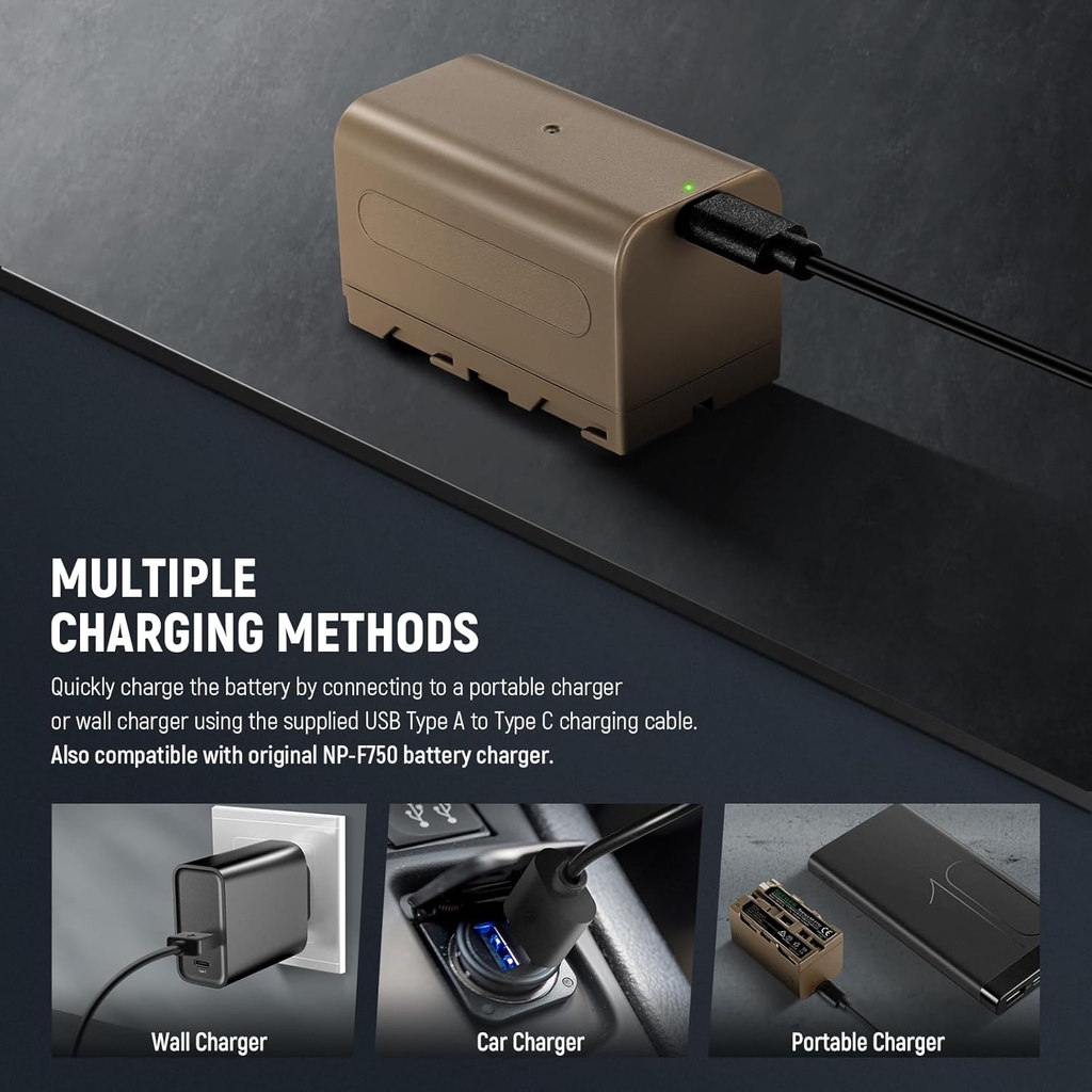 NEEWER NP-F750 7000mAh Replacement Battery 10103267