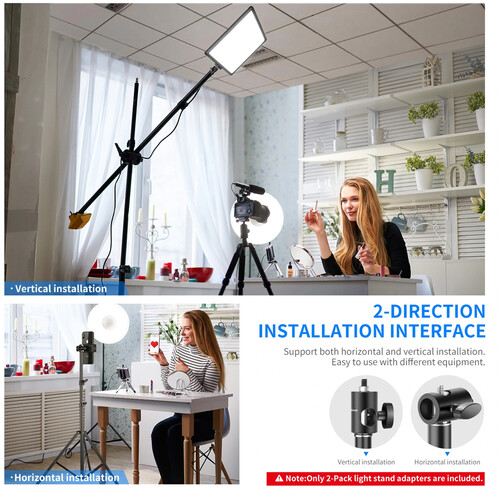 Neewer ST12 Rapid Multifunctional Light Stand Tip Adapter (2-Pack) 10099613