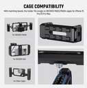 NEEWER T5 T7 T9 SSD Holder Mount Bracket for iPhone 15Pro Max Samsung Phone Cage 10103949