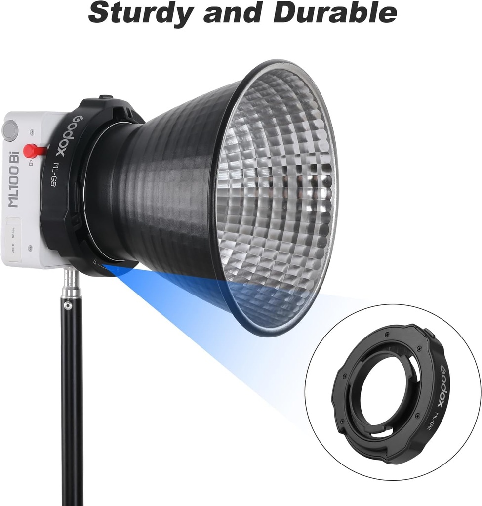 GODOX ML-GB Godox Bowens Adapter for ML100Bi & ML60IIBi