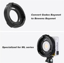 GODOX ML-GB Godox Bowens Adapter for ML100Bi & ML60IIBi