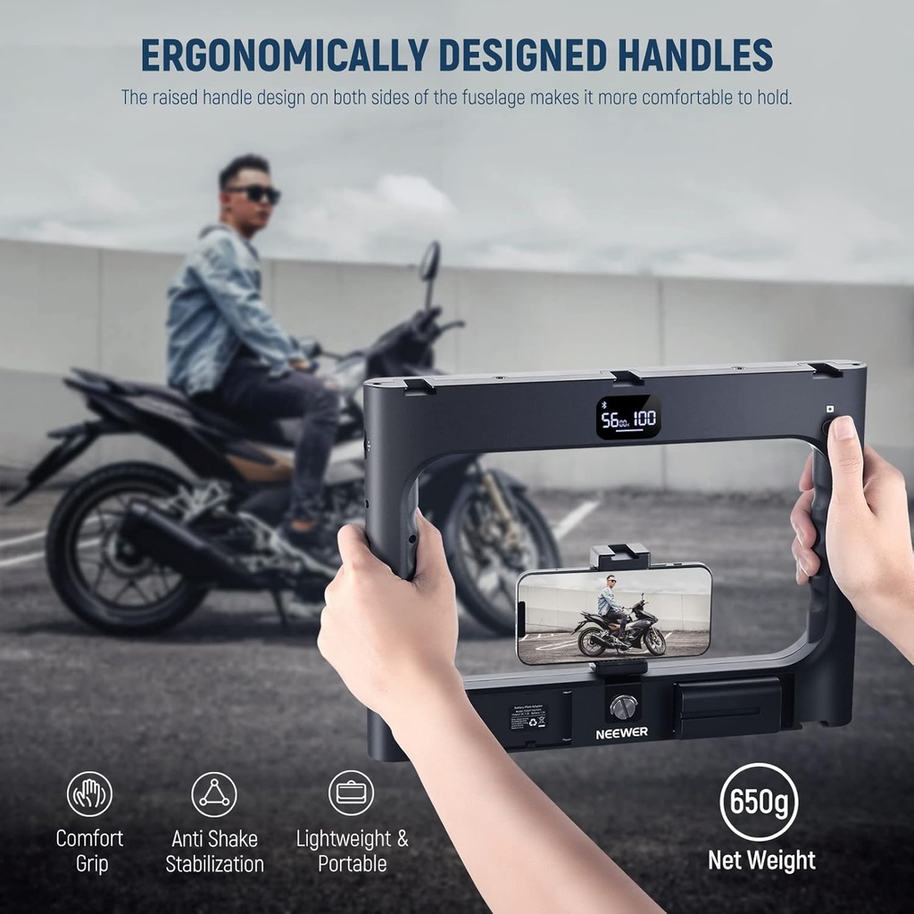 NEEWER A111 II Smartphone Video Rig with Light Kit, Support Vertical Shoot 10102073