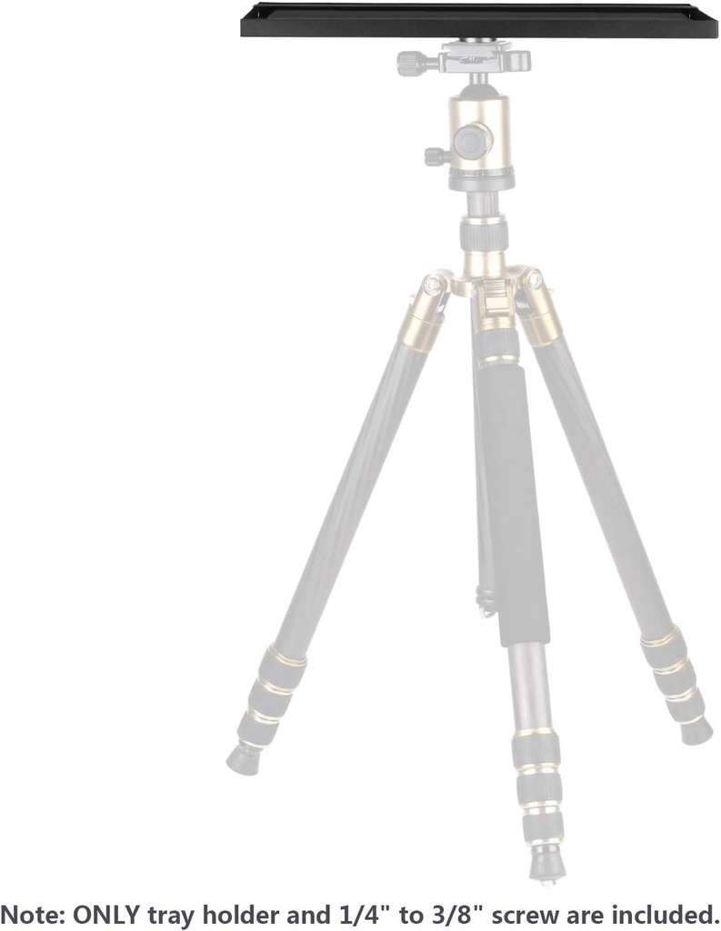 Neewer Laptop Notebook Pallet Projector Tray Holder for 1/4 to 3/8 inches Screw Tripod Stand Mount 40093311