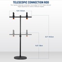 Neewer T Shaped Tabletop Backdrop Stand Kit with Heavy Duty Base 10102838