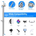 NEEWER 320cm Stainless Steel C-Stand with Boom Arm 10103338