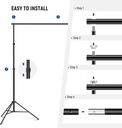 Neewer 2 Pack Photo Studio Chroma Backdrop Support System 90101114