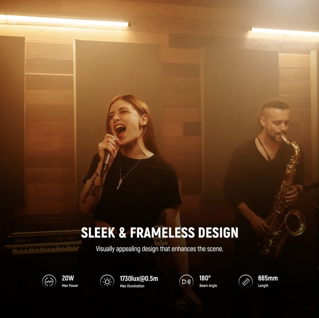 NEEWER TL60 RGB Tube Light Stick  Full Color RGBWW Handheld LED Video Lighting Wand 10102933