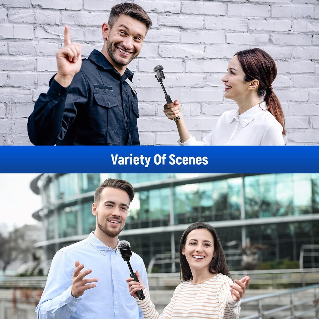 NEEWER Telescoping Interview Mic Handle for Wireless Microphone 21000047