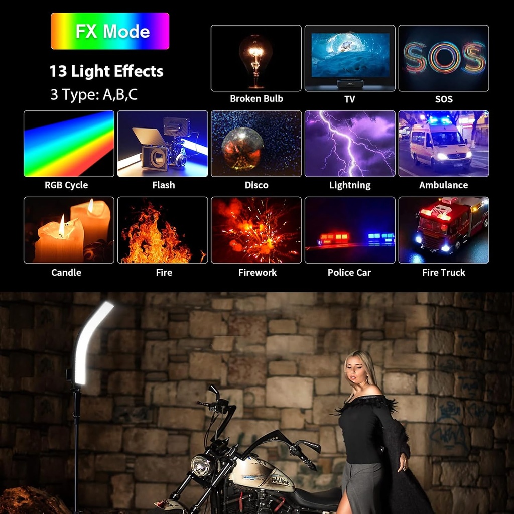 Sirui Dragon Series Bendable RGB Panel Light B25R