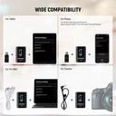 NEEWER CM28 Wireless Lavalier Lapel Microphone with Charging Case 21000061