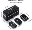 NEEWER CM28 Wireless Lavalier Lapel Microphone with Charging Case 21000061