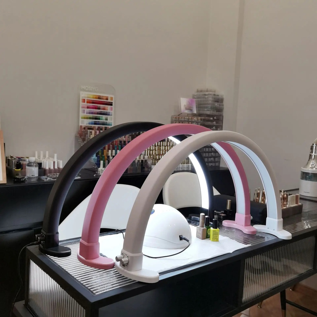 48W Professional Desktop Arch Ring Led Light Hlaf moon
