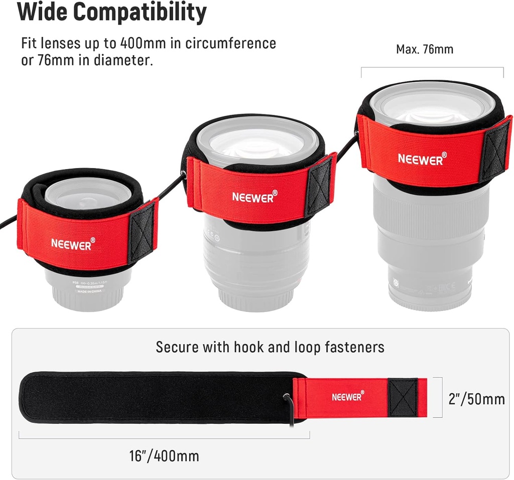 NEEWER USB Lens Heater, 12"/300mm Lens Warmer 33000016