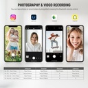 NEEWER Wireless RT116 Bluetooth Remote Camera Shutter Release Control with Lanyard 33000034