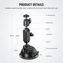 Neewer Suction Cup Mount for Mobile And Action Camera with Magic Arm 33000077