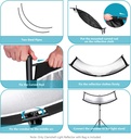 Neewer Clamshell Light Reflector Diffuser with Carrying Bag,100x45cm 10096860