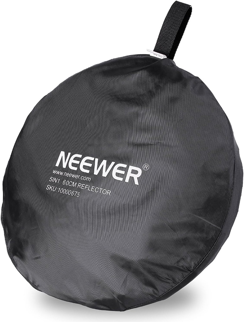 NEEWER 60 Centimeter Light Reflector Light Diffuser 5 in 1 10000675