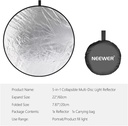 NEEWER 60 Centimeter Light Reflector Light Diffuser 5 in 1 10000675