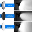 NEEWER 55cm Metal Beauty Dish Bowens Mount Reflector with White Diffuser 10092757