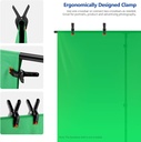 NEEWER T Shaped Background Support Stand Set, 2.6 m High, Adjustable Tripod Stand and 1.5 m Wide Cross Bars 10100024